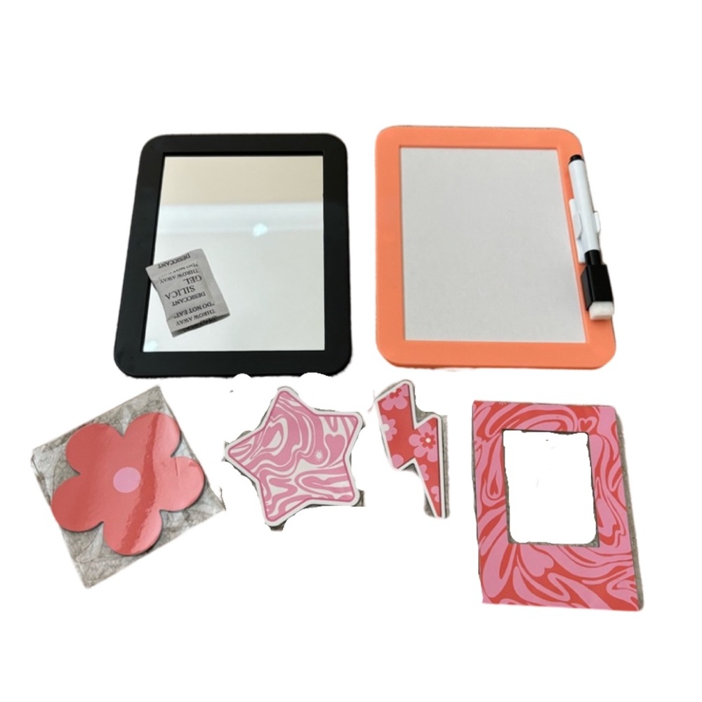 ULTA Beauty Locker white board, mirror, and magnets